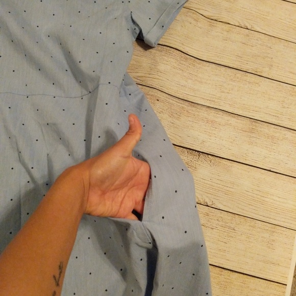 NWT A&F Button Dress - Picture 2 of 4